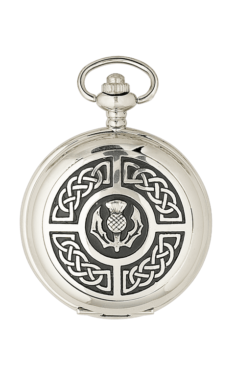 Celtic & Thistle Mechanical Pocket Watch PW103M