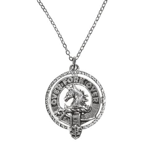 Cunningham Clan Pendant | Pure Pewter Metal | Gift Presentation | 18" chain | Elegant Necklace