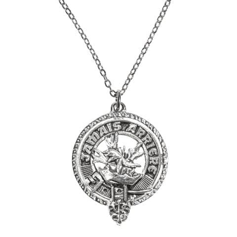 Douglas Clan Pendant | Pure Pewter Metal | Gift Presentation | 18" chain | Premium Elegant Necklace