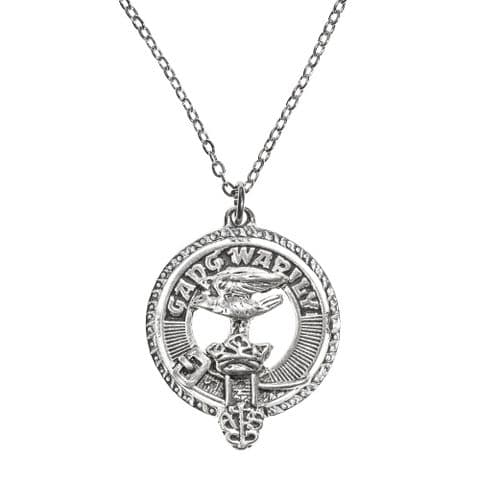 Drummond (Earl of Perth) Clan Pendant | Pure Pewter Metal | Gift Presentation | 18" chain | Premium