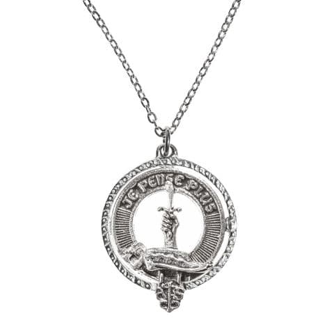 Erskine Clan Pendant | Pure Pewter Metal | Gift Presentation | 18" chain | Premium Elegant Necklace