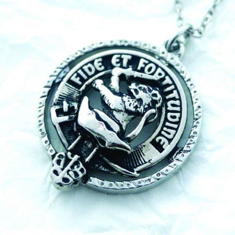 Family Crest Pendants | Pure Pewter Metal | Gift Presentation | 18" chain | Premium Elegant Necklace