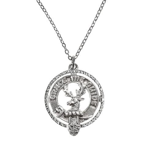 Forbes Clan Pendant | Pure Pewter Metal | Gift Presentation | 18" chain | Premium Elegant Necklace