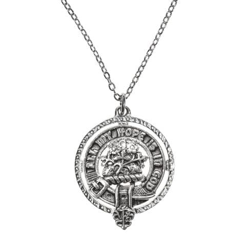 Fraser Clan Pendant | Pure Pewter Metal | Gift Presentation | 18" chain | Premium Elegant Necklace