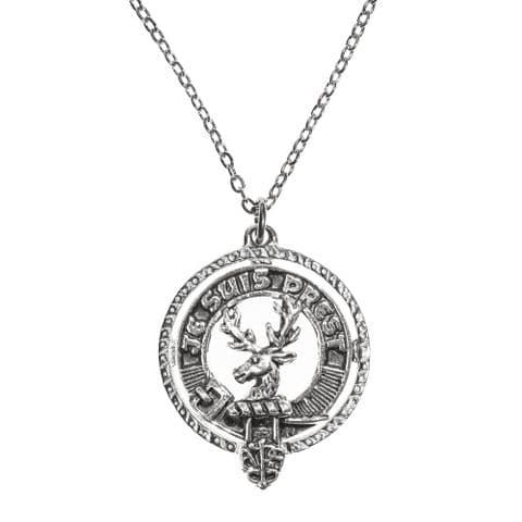 Fraser (of Lovat) Clan Pendant | Pure Pewter Metal | Gift Presentation | 18" chain | Premium Elegant