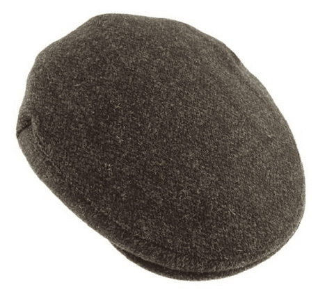 Gents Harris Tweed One Size Cap in Brown GH0353
