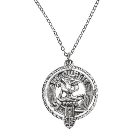 Graham Clan Pendant | Pure Pewter Metal | Gift Presentation | 18" chain | Premium Elegant Necklace