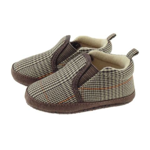 Grandpa Slipper Baby Shoe - Soft, Non-Slip, Ages 0-24 Months - Boys & Girls Gift