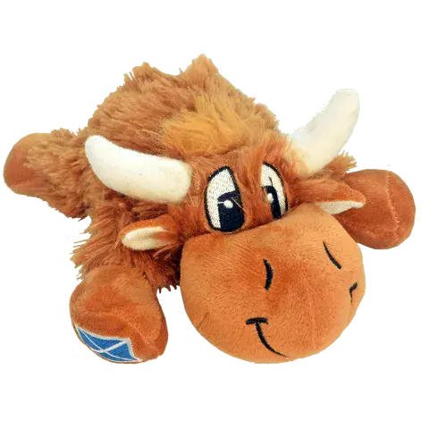 Hairy Huggable Plush 25cm – Highland Cow, Belted Galloway Cow or Sheep | Soft Farm Animal Cuddly Toy
