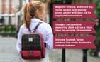 Harris Tweed Heather Check Mini Backpack - 100% Wool - Gift for Men & Women - LB1013-COL125