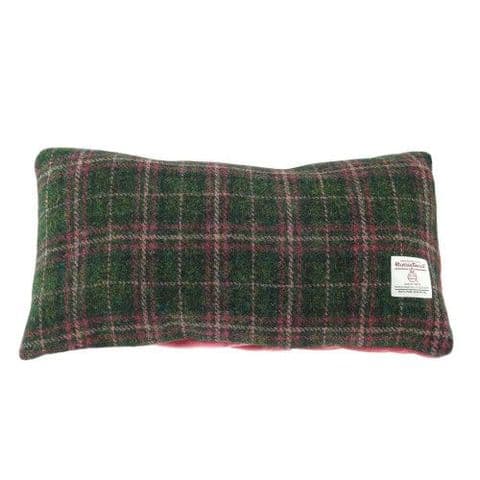 Harris Tweed Rectangular Cushion in Grey Dogtooth LB4001-COL107