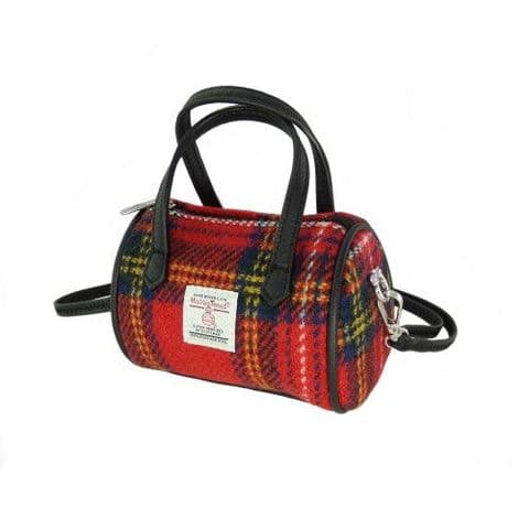 Harris Tweed Royal Stewart Tiny Bowling Bag