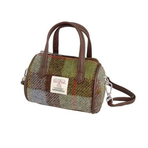 Harris Tweed Tiny Bowling Bag in Macleod Tartan