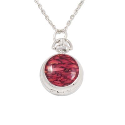 Heathergems Ladies Pendant Watch – Handcrafted Locket Gift, Unique Design from Scotland