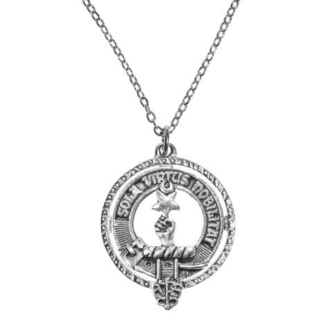 Henderson (of Fordell) Clan Pendant | Pure Pewter Metal | Gift Presentation | 18" chain | Premium