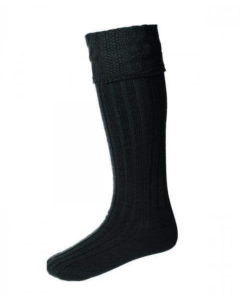 House of Cheviot Glenmore Kilt Hose Socks Grey Made in Scotland