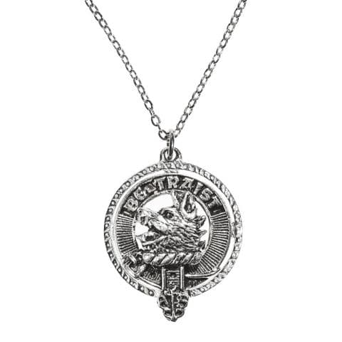 Innes Clan Pendant | Pure Pewter Metal | Gift Presentation | 18" chain | Premium Elegant Necklace