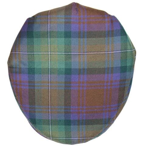 Isle of Skye Tartan Barnton Flat Cap - 100% Pure New Wool, Available in Sizes S-XL