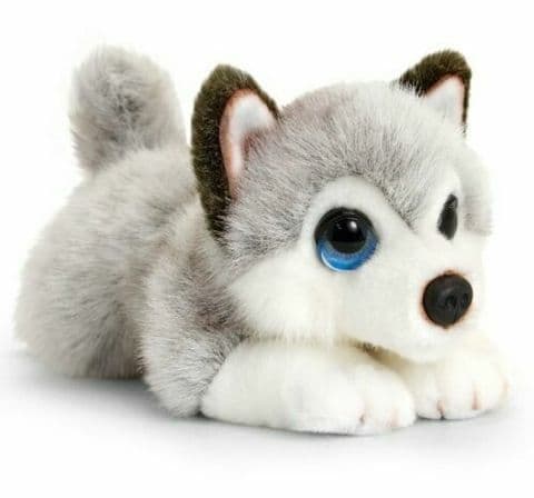 Keel Toys Storm Wolf Husky plush soft toy GREAT CONDITION , With Label