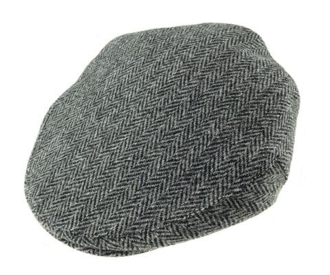 Kids One Size Harris Tweed County Cap in Grey GH0452-GREY