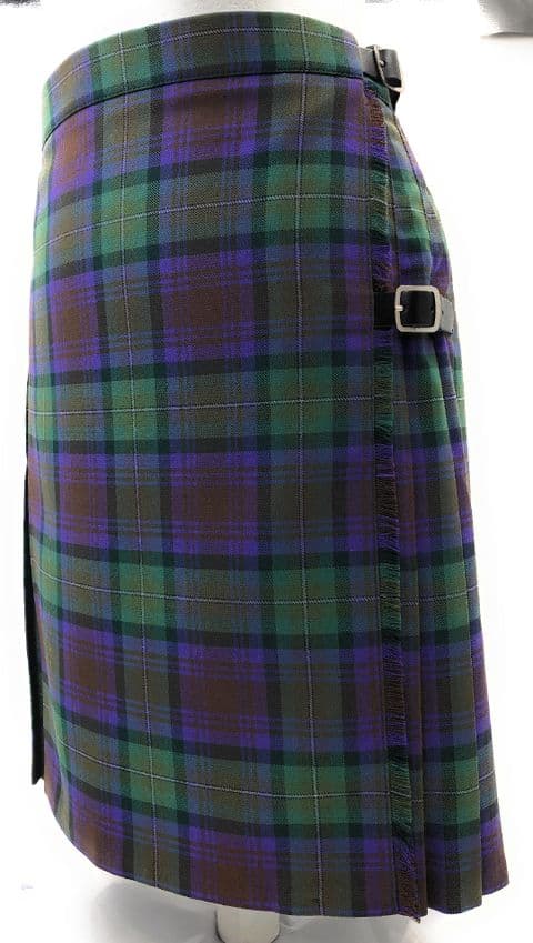 Ladies Isle Of Skye length 20" inchTartan Kilt made in Scotland Brand New