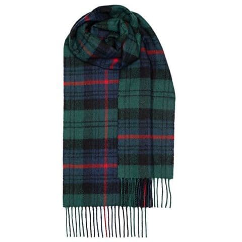Lochcarron Bowhill Armstrong Modern Tartan Lambswool Scarf