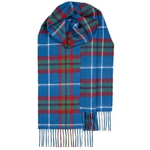 Lochcarron Bowhill Edinburgh Tartan Lambswool Scarf
