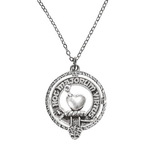 Logan Clan Pendant | Pure Pewter Metal | Gift Presentation | 18" chain | Premium Necklace