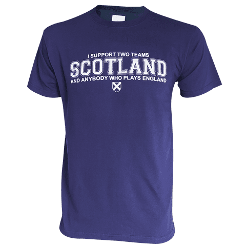 Love Scotland Theme Boys T-Shirt - Scotland Freedom - Blue colour - Brand New