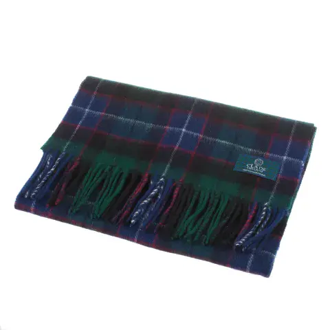 LUXURY SOFT LAMBSWOOL SCOTTISH TARTAN CLAN SCARF MITCHELL