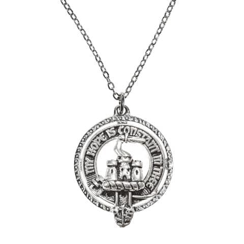 MacDonald of Clanranald Clan Pendant | Pure Metal | Gift Presentation | 18" chain | Premium Necklace