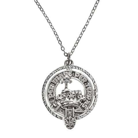 MacDonald of the Isles Clan Pendant | Pure Metal | Gift Presentation | 18" chain | Premium Necklace