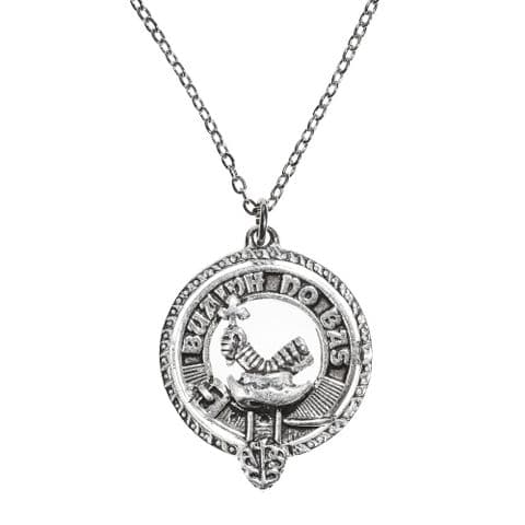 MacDougall Clan Pendant | Pure Pewter Metal | Gift Presentation | 18" chain | Premium Necklace