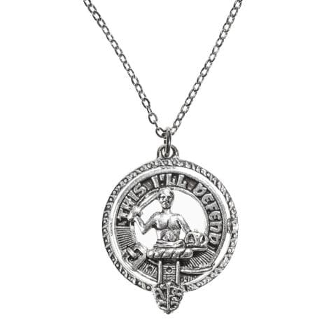 MacFarlane Clan Pendant | Pure Pewter Metal | Gift Presentation | 18" chain | Premium Necklace