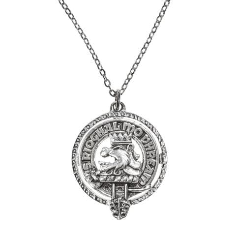 MacGregor Clan Pendant | Pure Pewter Metal | Gift Presentation | 18" chain | Premium Necklace