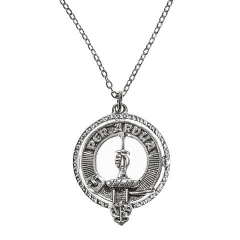 MacIntyre Clan Pendant | Pure Pewter Metal | Gift Presentation | 18" chain | Premium Necklace