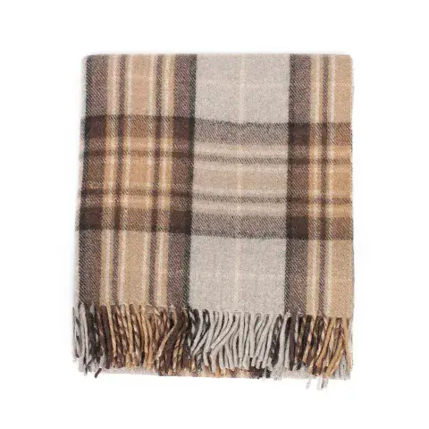 MACKELLAR NATURAL TARTAN BEAUTIFUL KNEE BLANKET