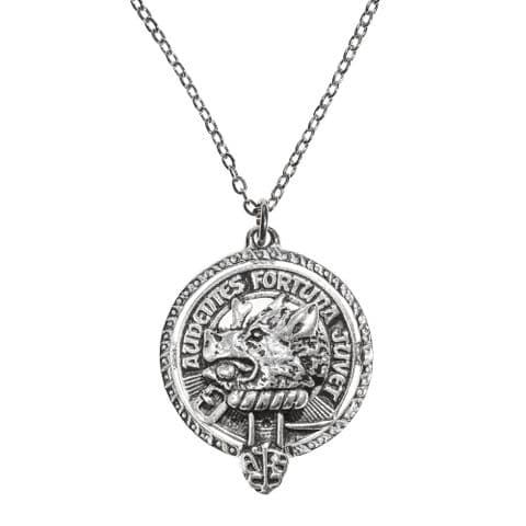 MacKinnon Clan Pendant | Pure Pewter Metal | Gift Presentation | 18" chain | Premium Necklace