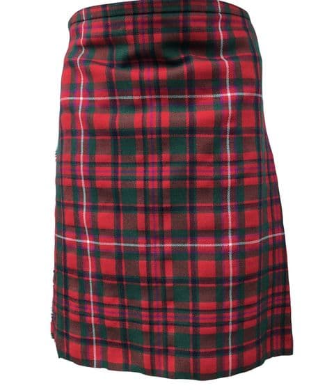 Mackinnon Modern Tartan 5 Yard Kilt 100% Wool Made in Scotland