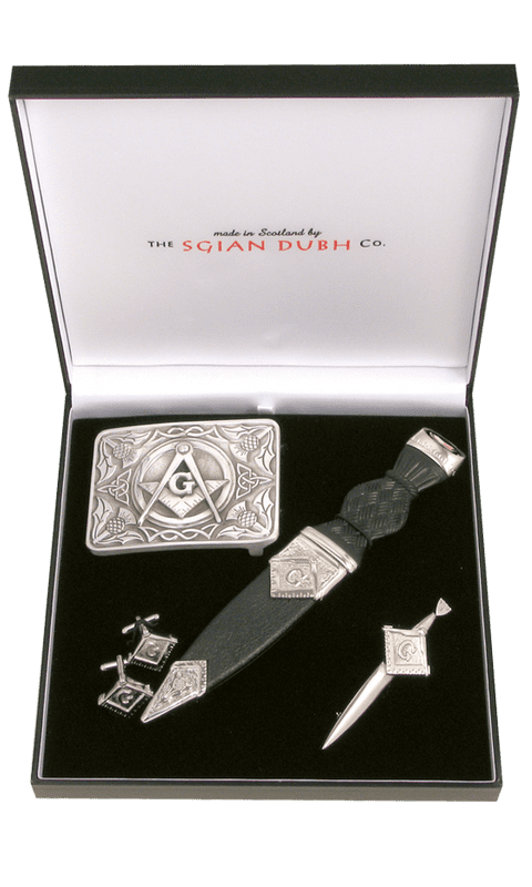 Masonic 4 Piece Gift Set With Stone Top SKB28