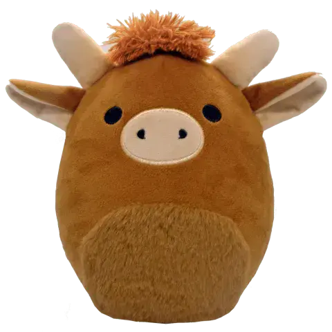McSquashies Highland Cow Plush – Morag 14cm & Heather 24cm | Soft Scottish Highland Coo Cuddly Toys