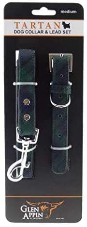 Medium Black Watch Dog Collar Brand New