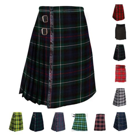 Men's Premium Scottish Stag Party Kilt - 5 Yard - 16oz - Mackenzie Tartan - Waist UK30-46 Available