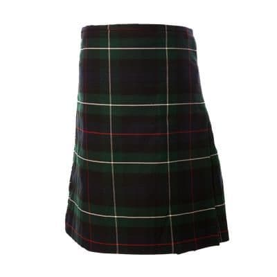 Mens 8 Yard Deluxe Tartan Kilt | Mackenzie | Poly-Viscose | Adjustable leather Straps