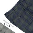 Mens Tailored fit trousers - Scottish  Gunn Tartan - Chinos Golf Trouser - wedding Gift