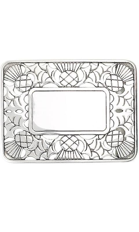 Pierced Open Thistle Belt Buckle KB13