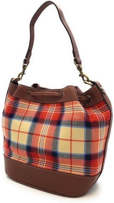 Pure Lather Bucket Handbag - Made in Scotland - Large Women Shoulder Bags - Tote Bag (Westleas)