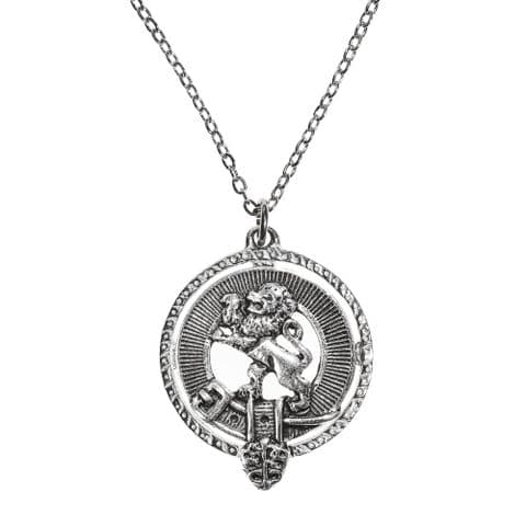 Rampant Lion Pendant | Pure Pewter Metal | Gift Presentation | 18" chain | Premium Elegant Necklace