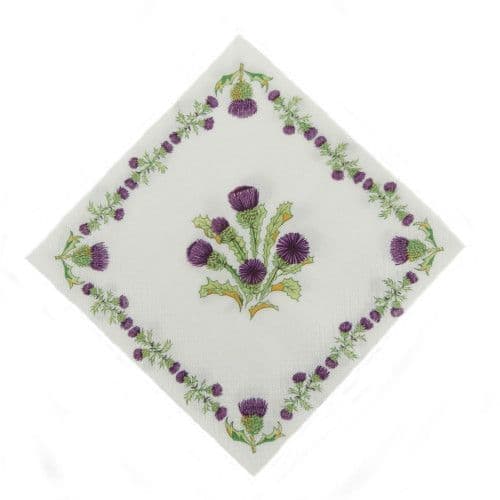 Scotland Scottish Thistle 3 Ply Paper Napkins (Pack of 40)