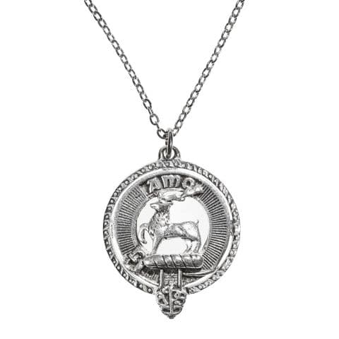 Scott Clan Pendant | Pure Pewter Metal | Gift Presentation | 18" chain | Premium Elegant Necklace